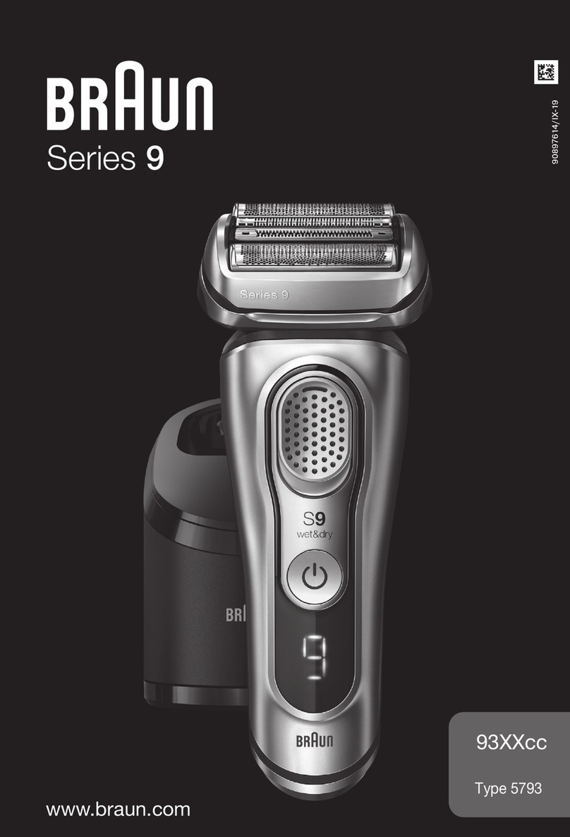 Braun 93 Series User manual
