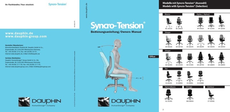 HumanDesign Dauphin Syncro-Tension Bionic BC 29150 owner's manual