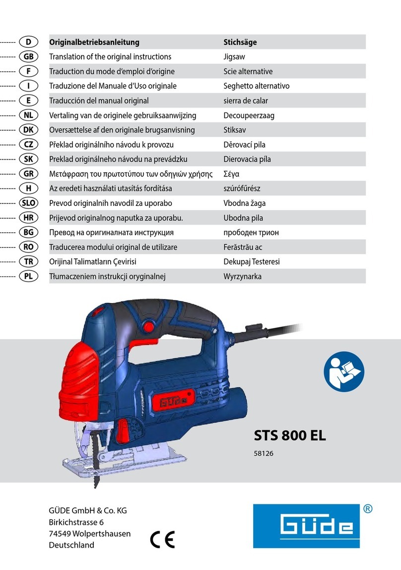 GÜDE STS 800 EL instructions