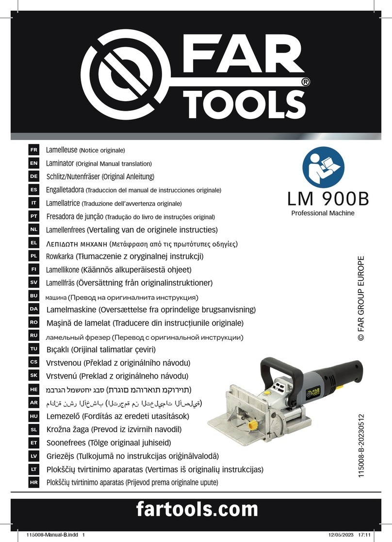 Far Tools LM 900B Operation instructions