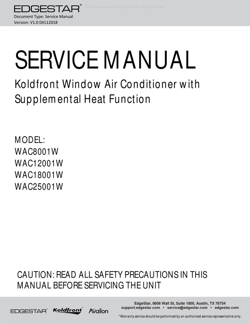 EdgeStar WAC8001W User manual EdgeStar WAC8001W User manual