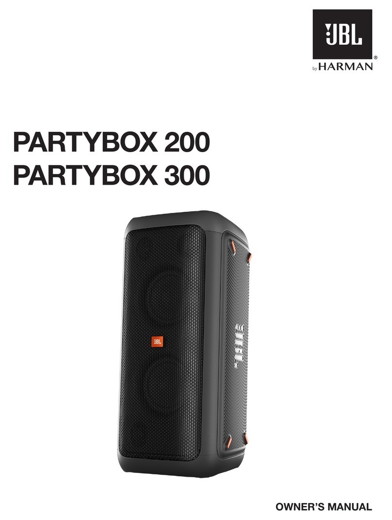 Harman JBL PARTYBOX 300 owner's manual