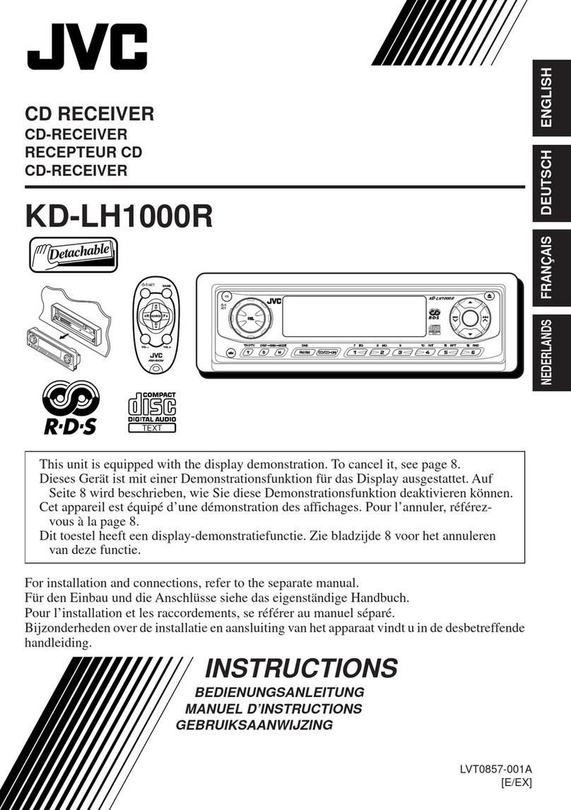 JVC KD-LH1000R User manual