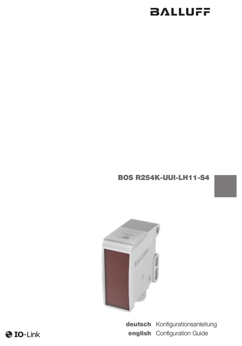 Balluff BOS R254K-UUI-LH11-S4 Configuration guide