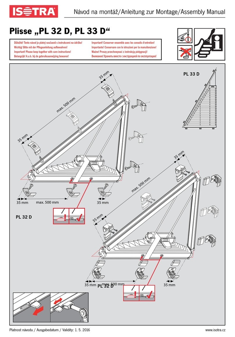 Isotra PL 32 D User manual Isotra PL 32 D User manual