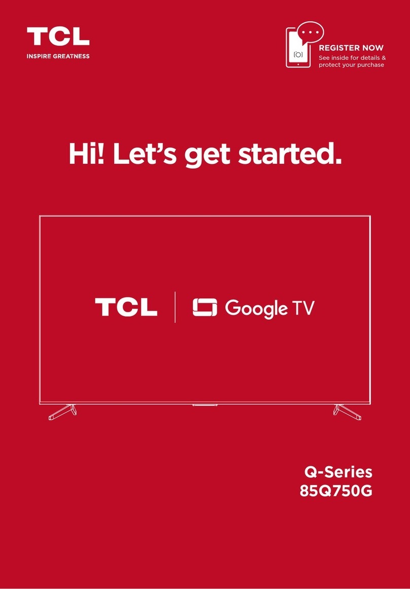TCL 85Q750G User manual