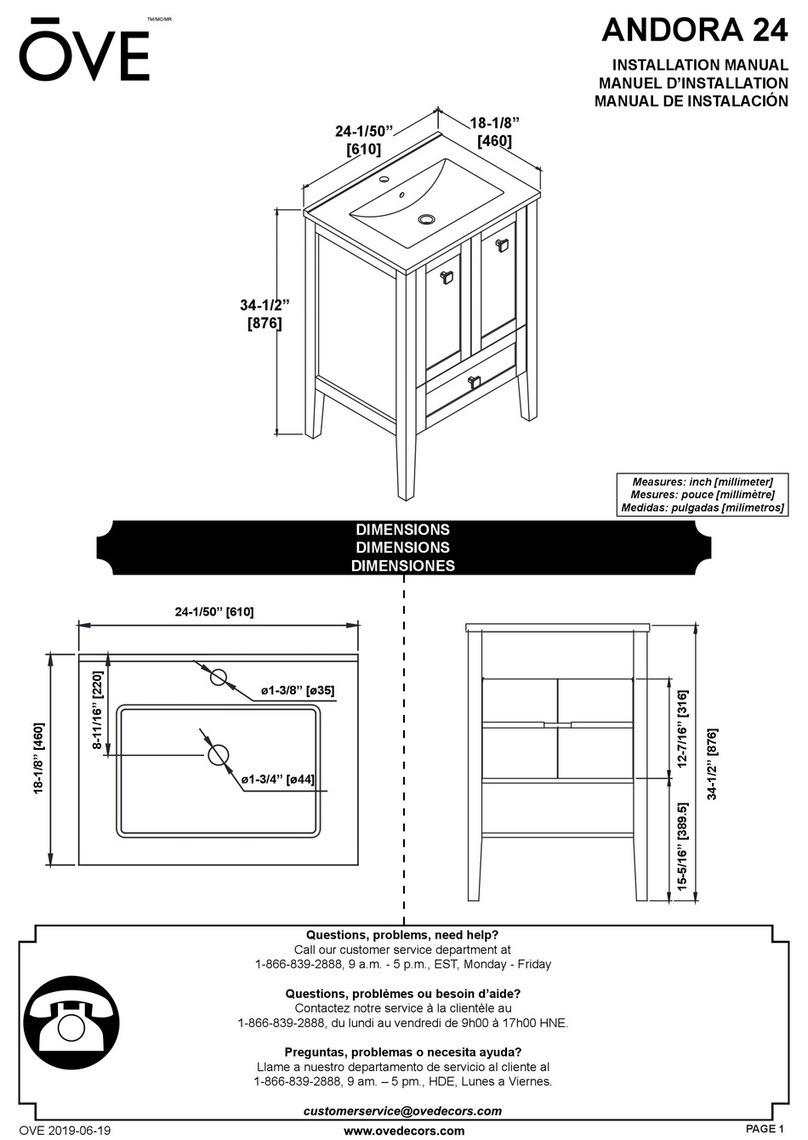 OVE ANDORA 24 installation manual