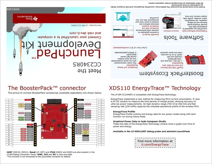 Texas Instruments LaunchPad LP-EM-CC2340R5 manual Texas Instruments LaunchPad LP-EM-CC2340R5 manual