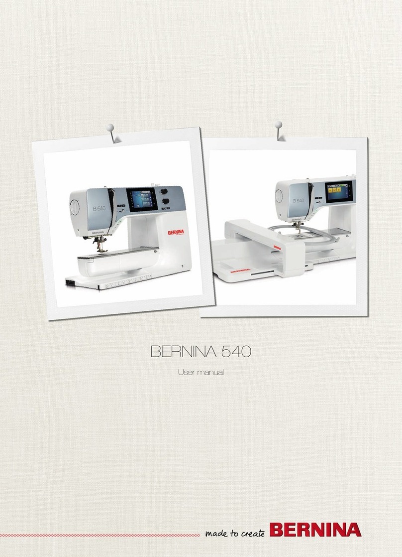 Bernina 540 user manual