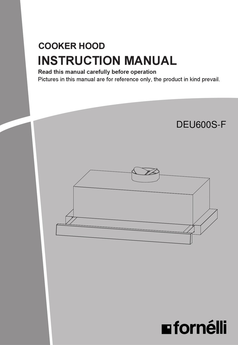 Fornelli DEU600S-F instruction manual