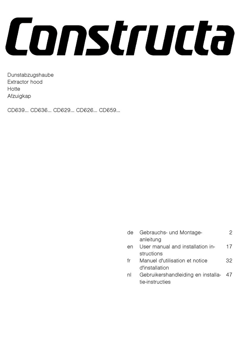 CONSTRUCTA CD639 Series User manual