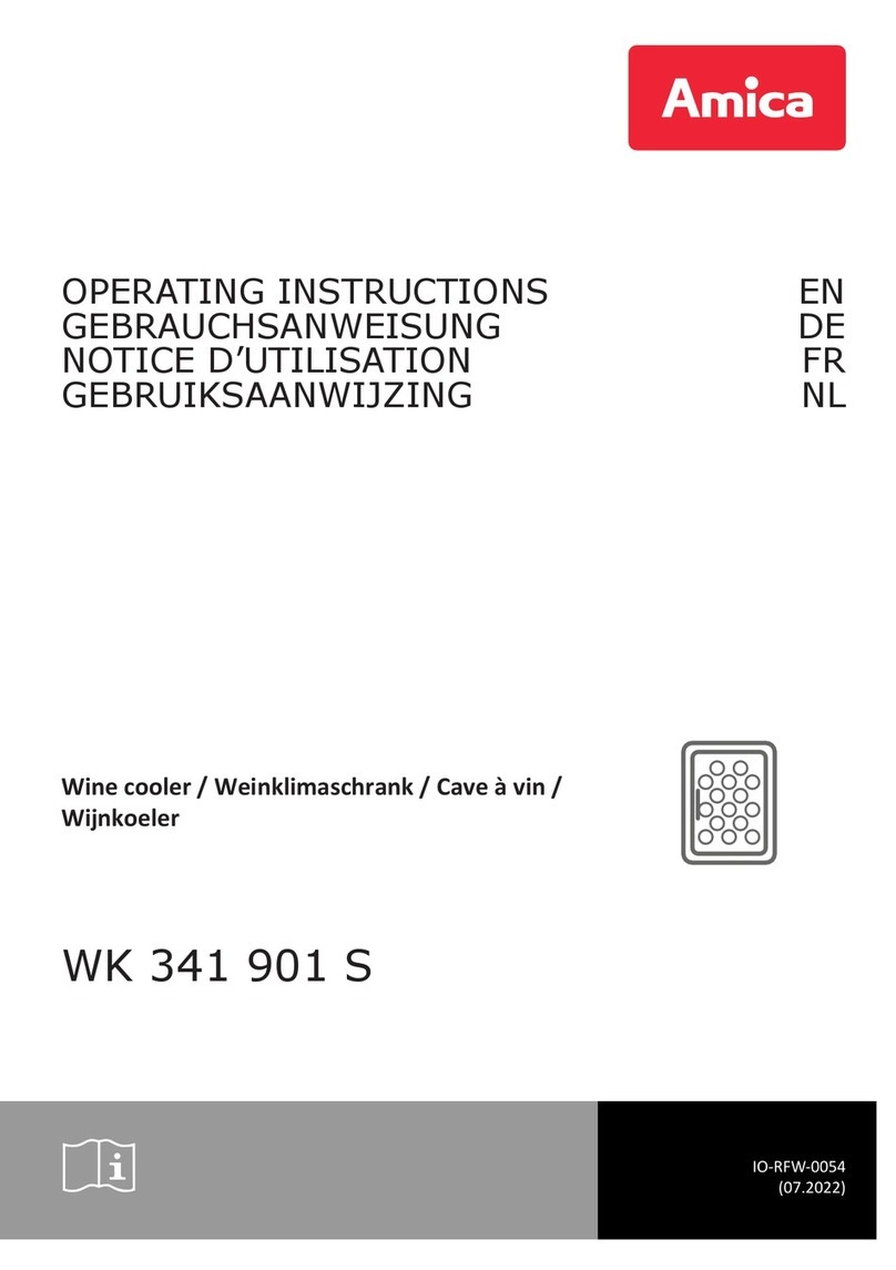 Amica WK 341 901 S operating instructions