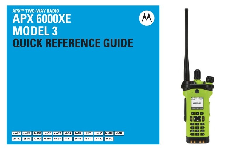 Motorola APX 6000XE 3 User manual