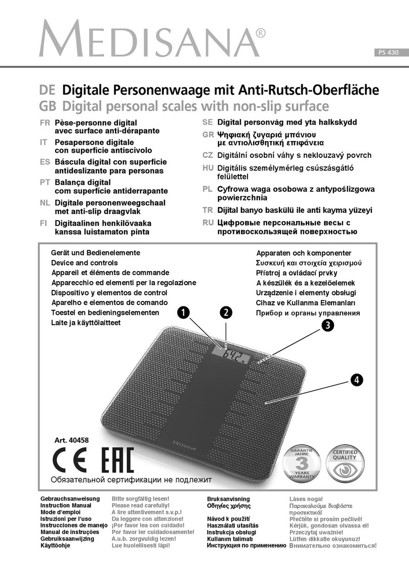 Medisana 40458 User manual
