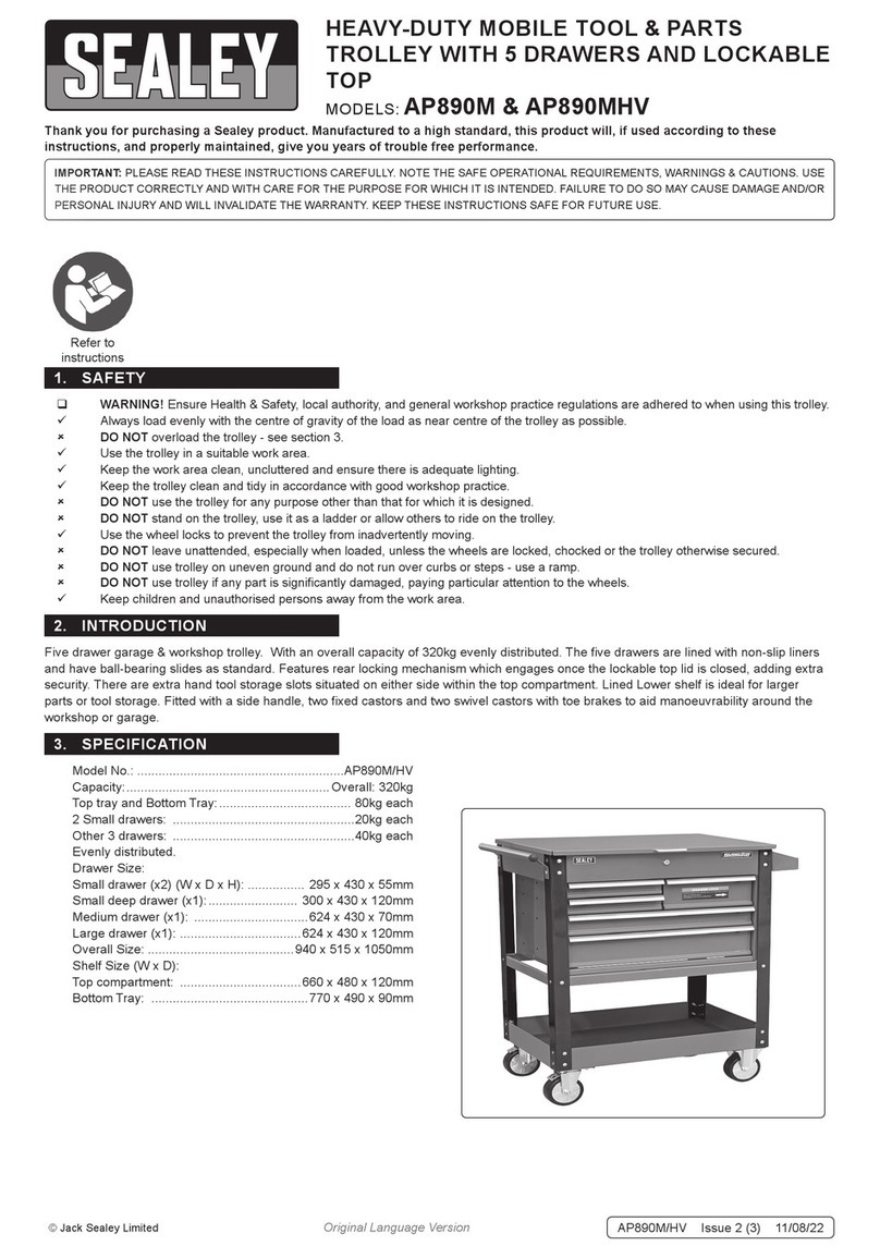 Sealey AP890MHV quick start guide