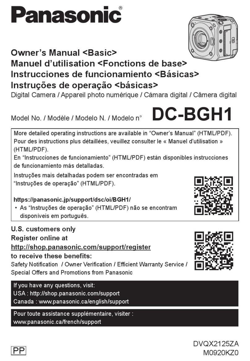 Panasonic DC-BGH1 User manual
