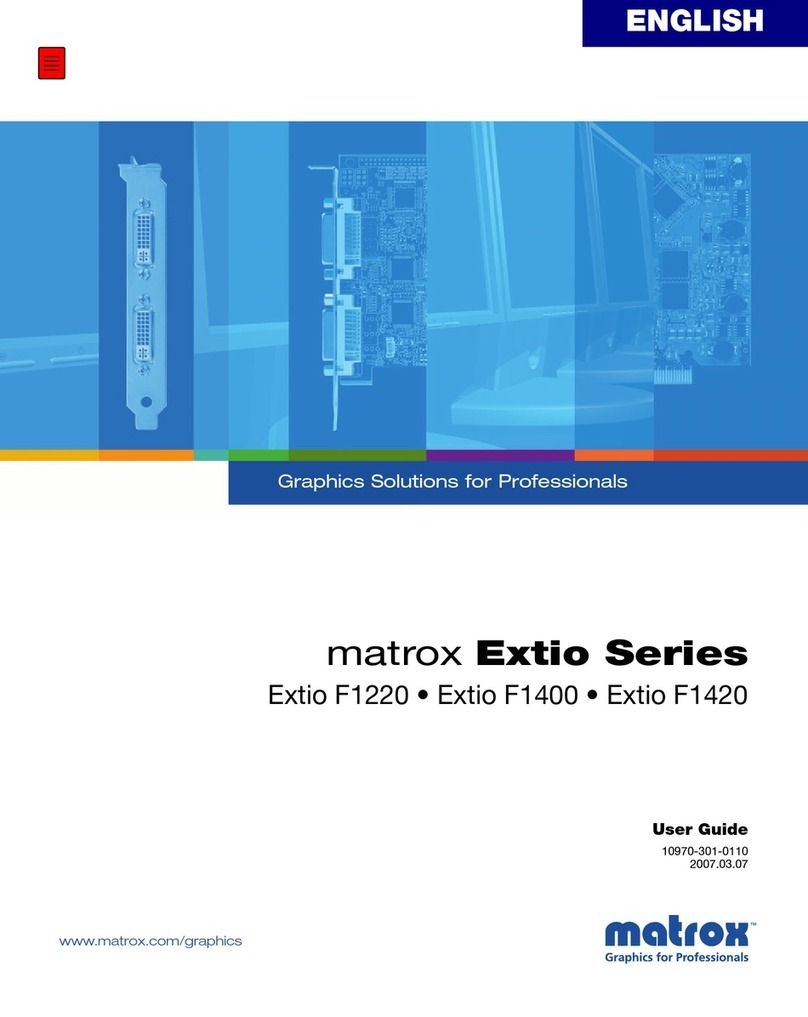 Matrox Extio Series User manual