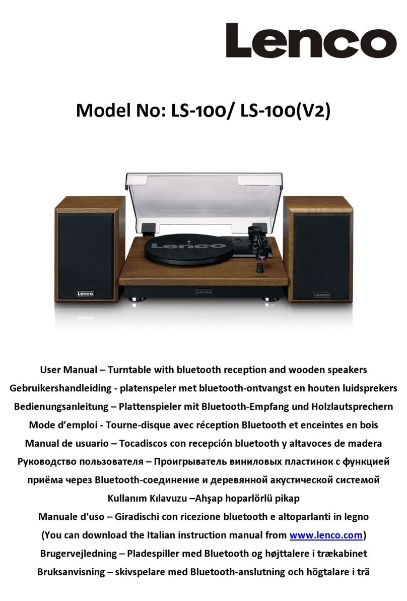 LENCO LS-100 V2 user manual