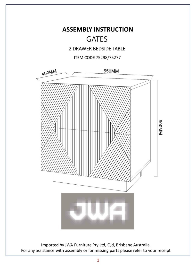 JWA GATES 75298 User manual