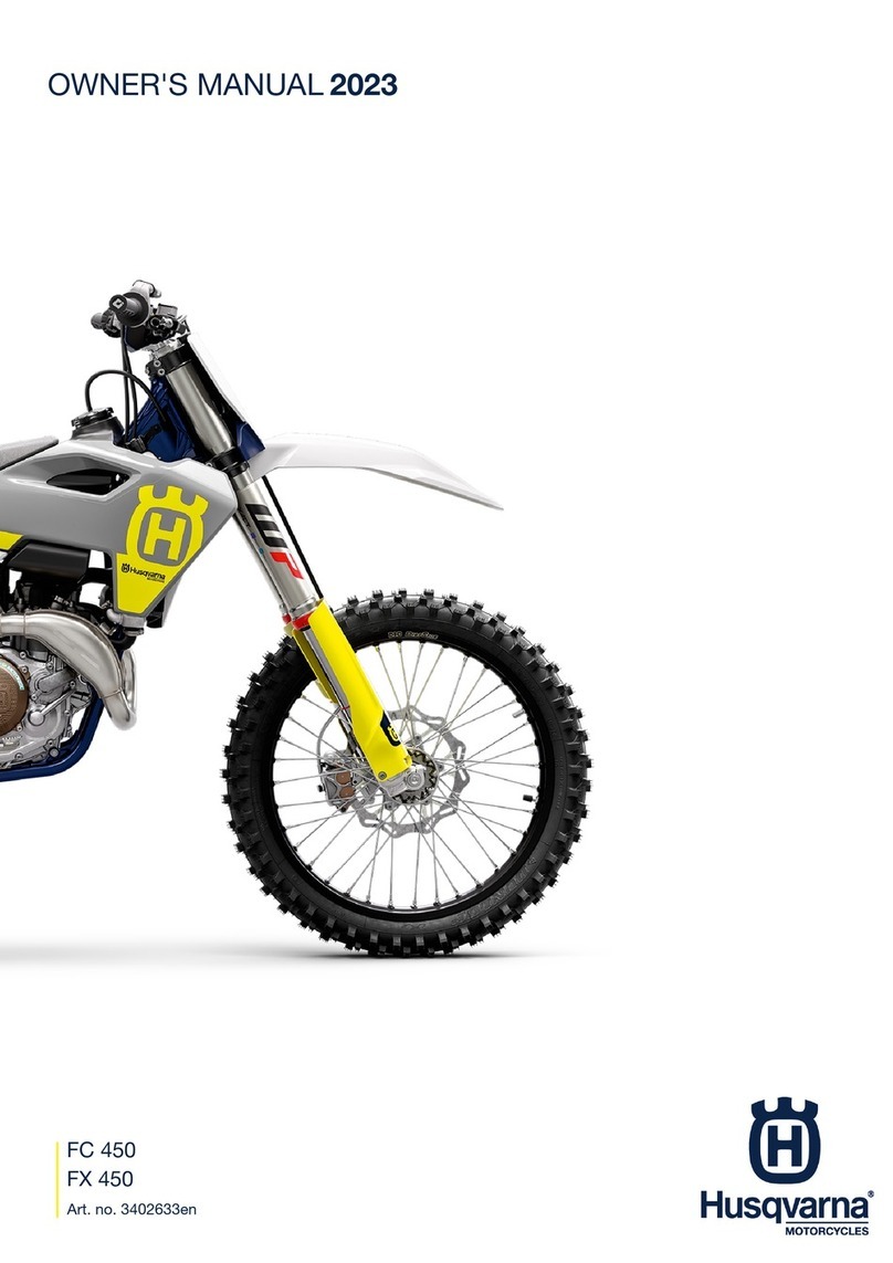 Husqvarna FC 450 2023 owner's manual