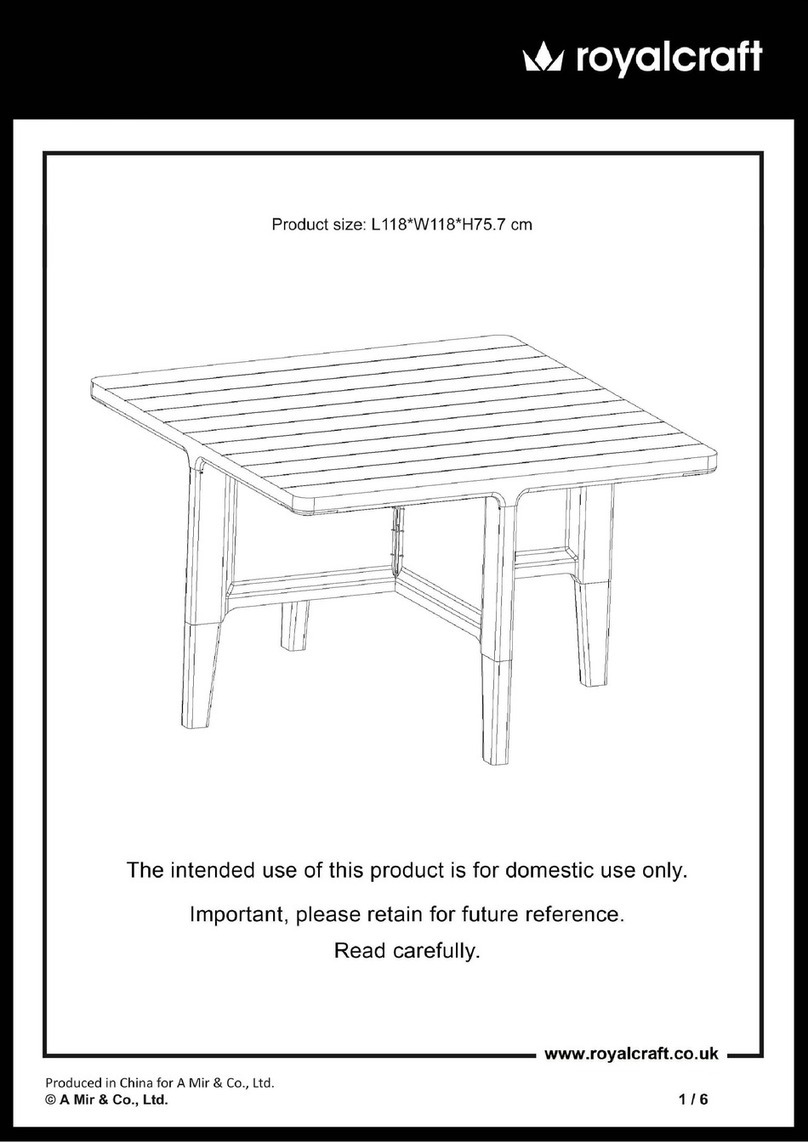 Royalcraft Faro User manual Royalcraft Faro User manual