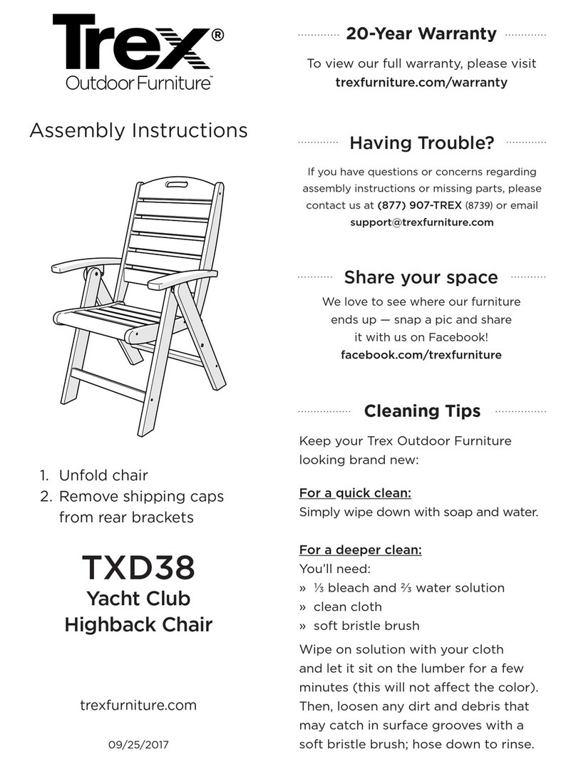 TREX TXD38 Assembly instructions