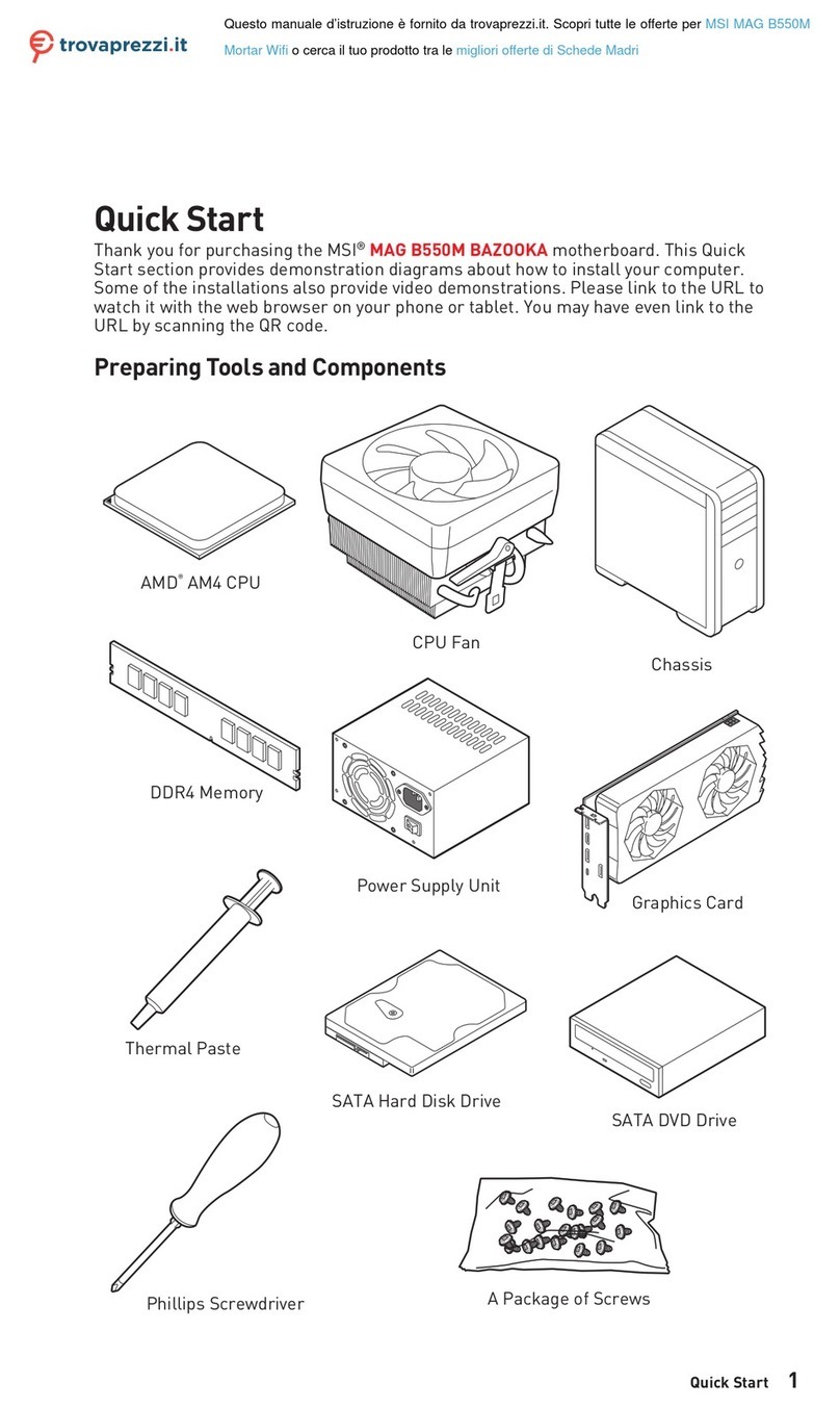 MSI MAG B550M BAZOOKA User manual