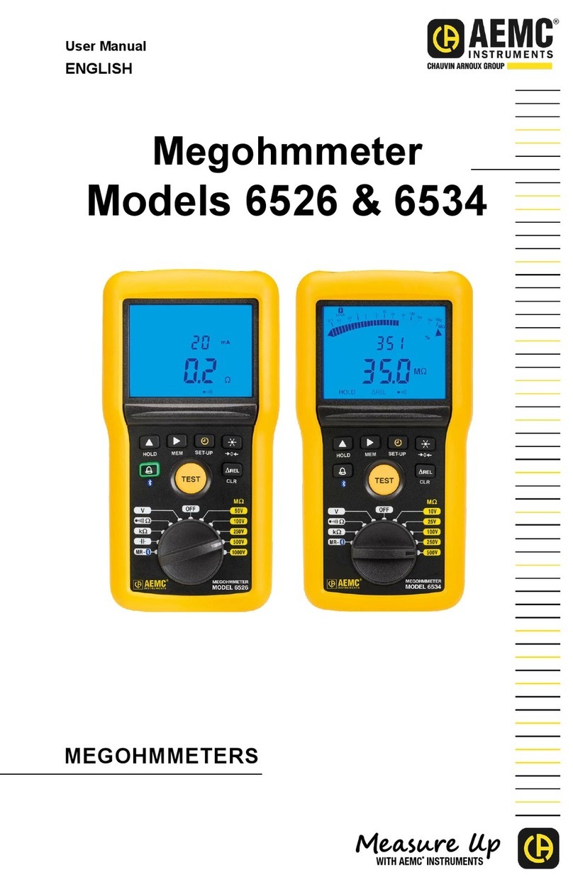 AEMC instruments 6526 User manual