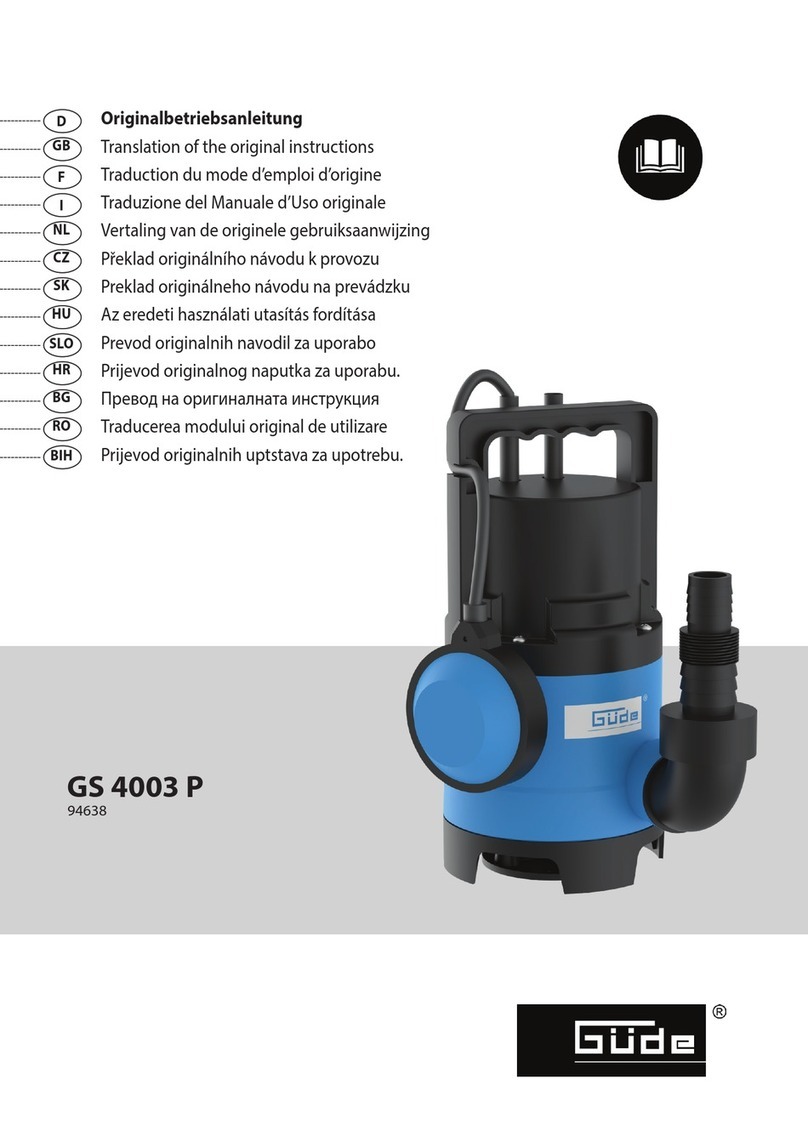 Gude GS 4003 P User manual