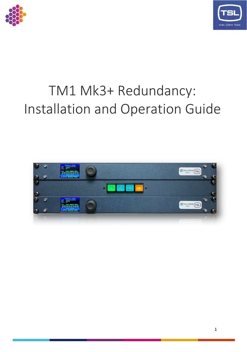 TSL TM1 Mk3+ Installation and operation guide