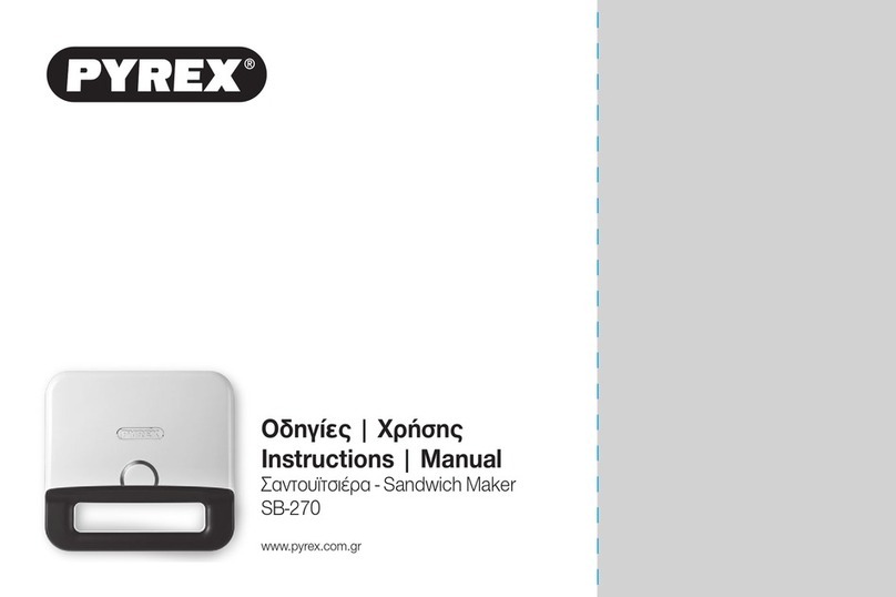pyrex SB-270 User manual pyrex SB-270 User manual