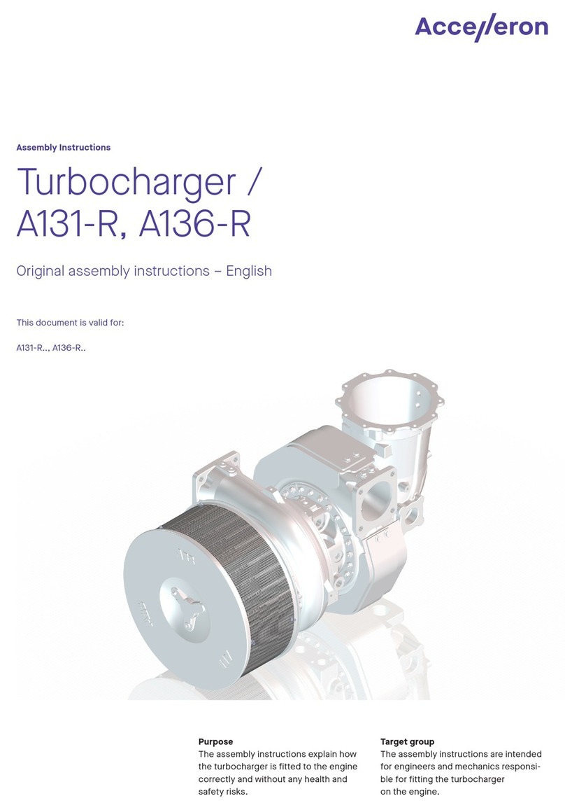 Accelleron Turbocharger A131-R User manual