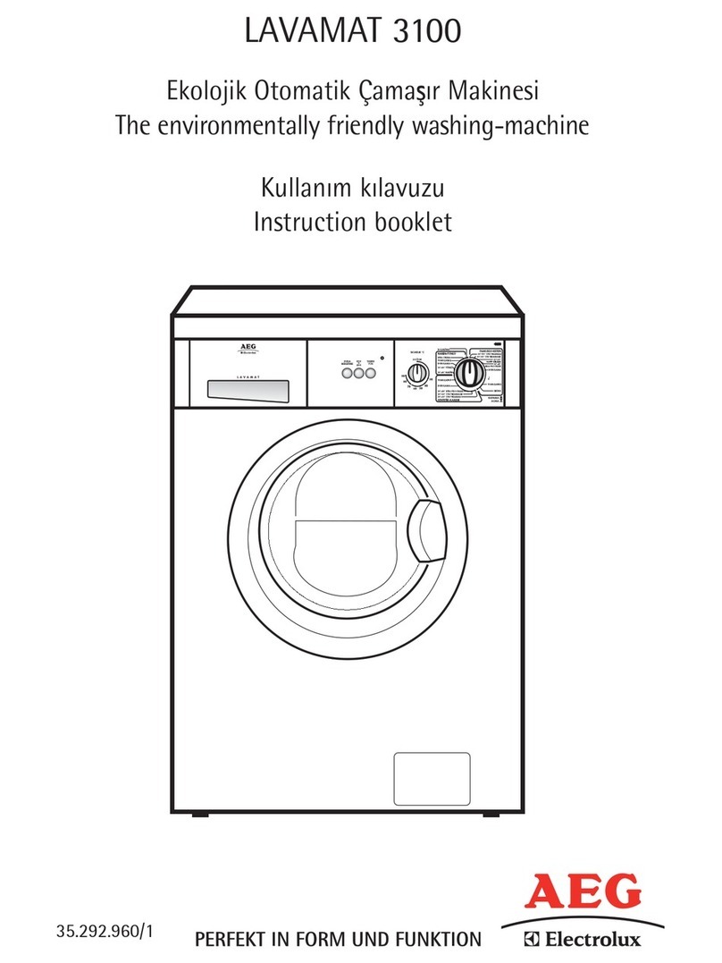 AEG LAVAMAT 3100 User manual