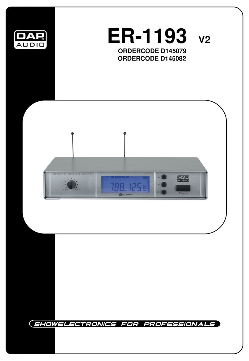 DAPAudio ER-1193 V2 User manual
