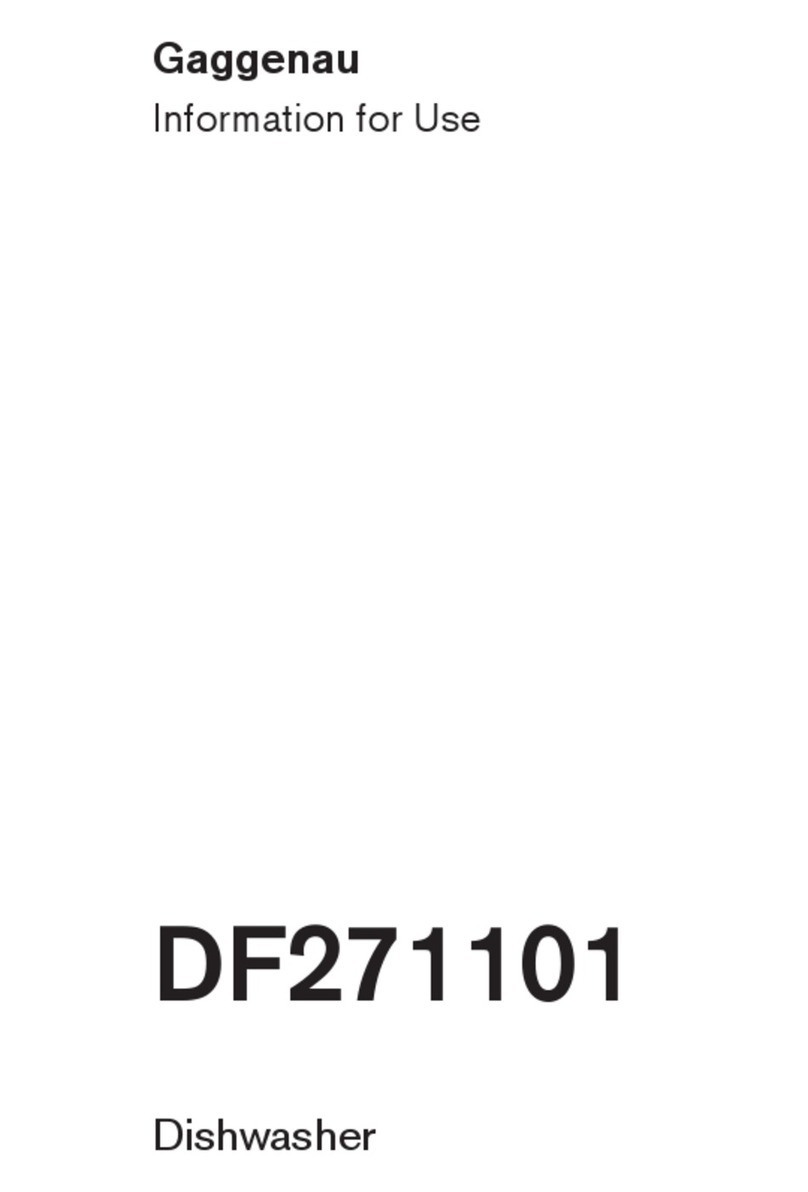 Gaggenau DF271101 Specification sheet
