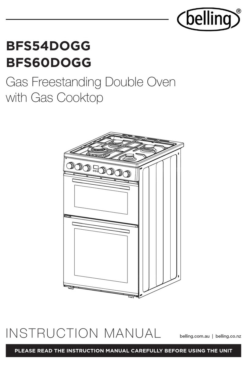 Belling BFS54DOGG instruction manual