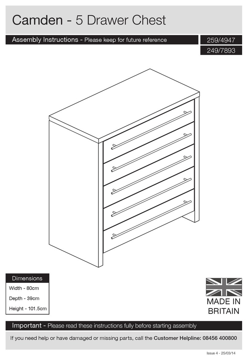 Argos Camden 259/4947 User manual Argos Camden 259/4947 User manual
