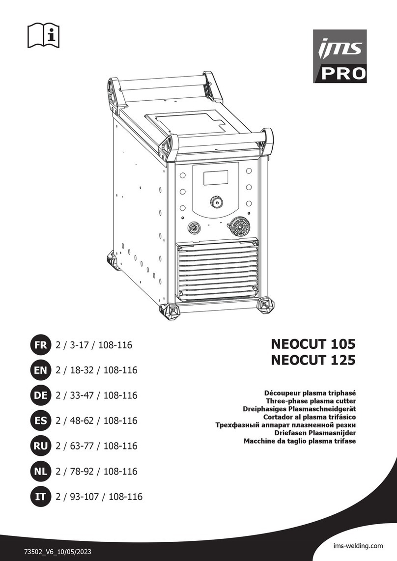 ims PRO NEOCUT 105 User manual