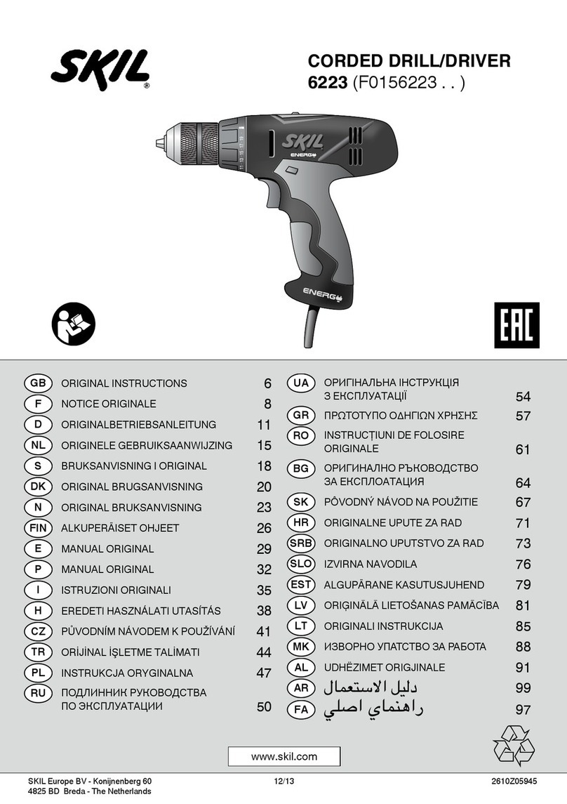 Skil ENERGY 6223 Original instructions