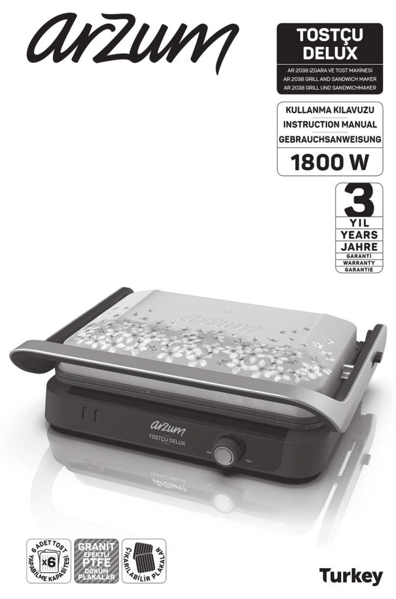 Arzum AR 2038 instruction manual