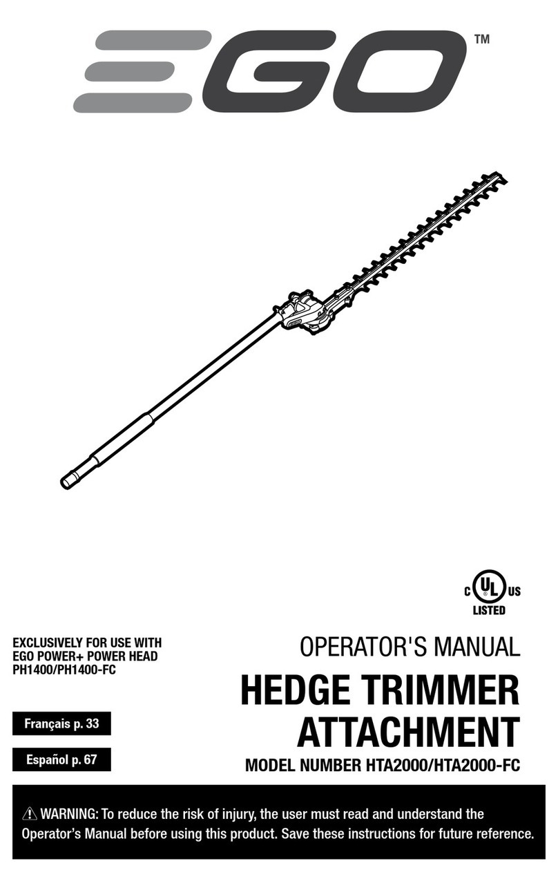 EGO HTA2000-FC User manual