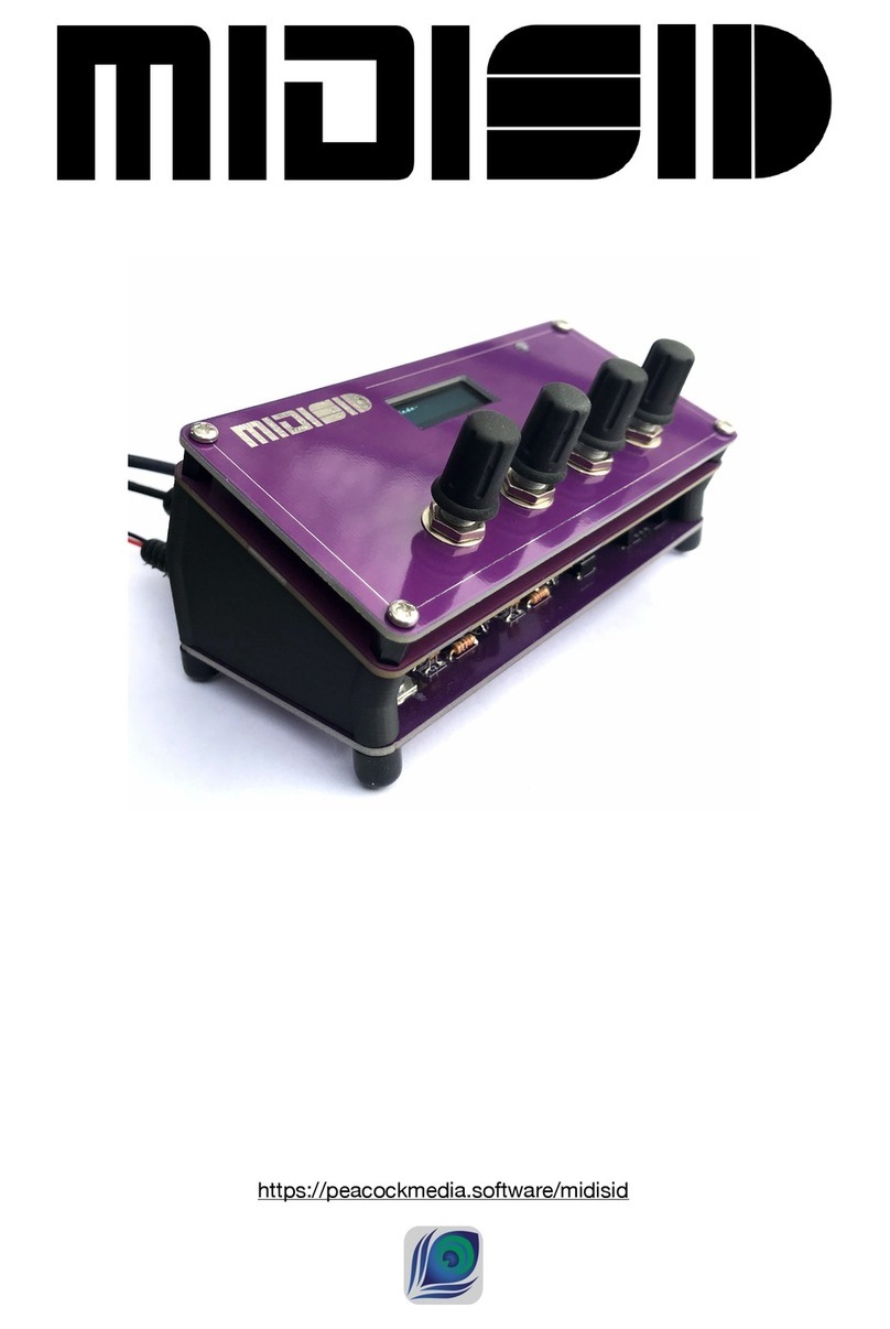 PEACOCK MIDISID manual