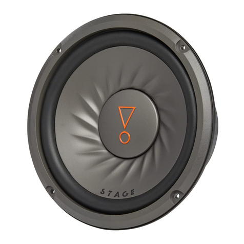 Harman JBL STAGE 82 owner's manual