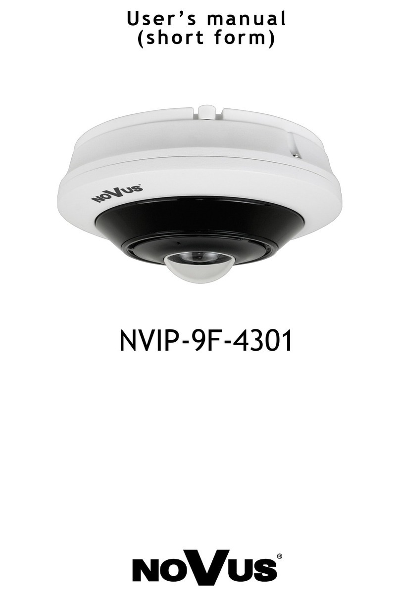 Novus NVIP-9F-4301 User manual Novus NVIP-9F-4301 User manual