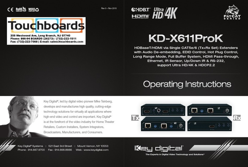 Key Digital FATCAT Series User manual
