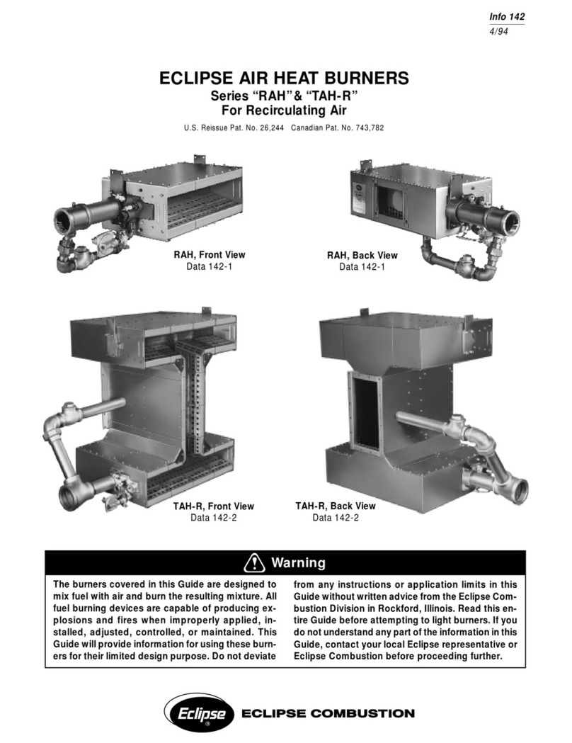Eclipse Combustion RAH Series User manual