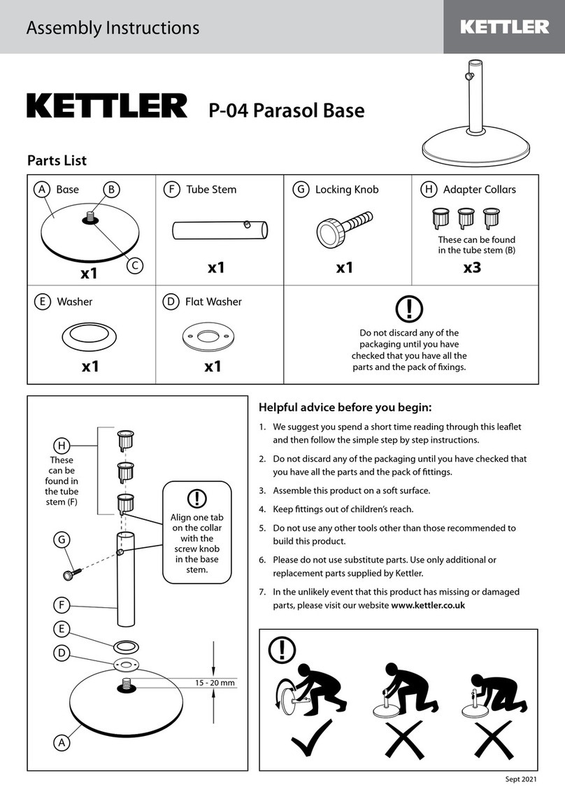 Kettler P-04 User manual
