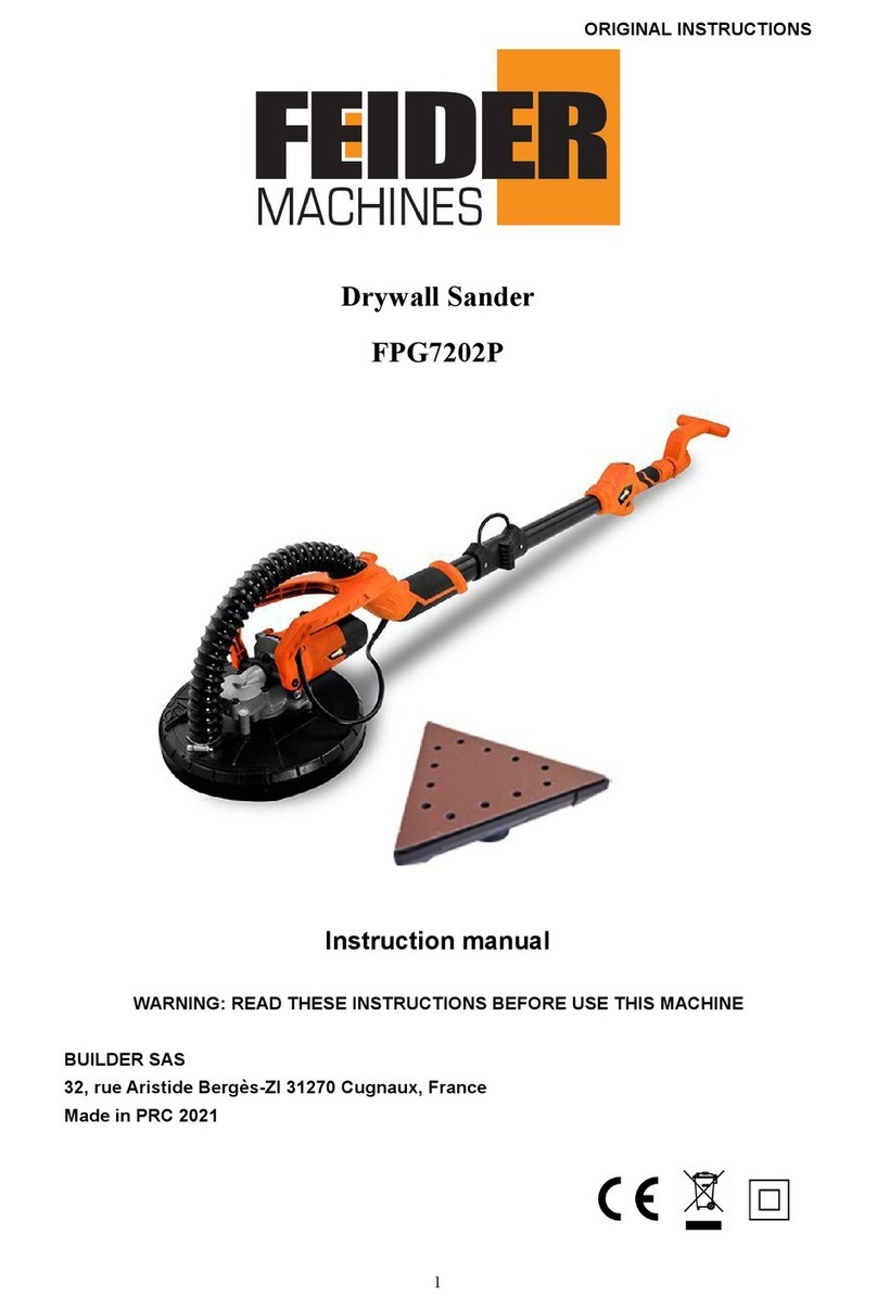 Feider Machines FPG7202P User manual