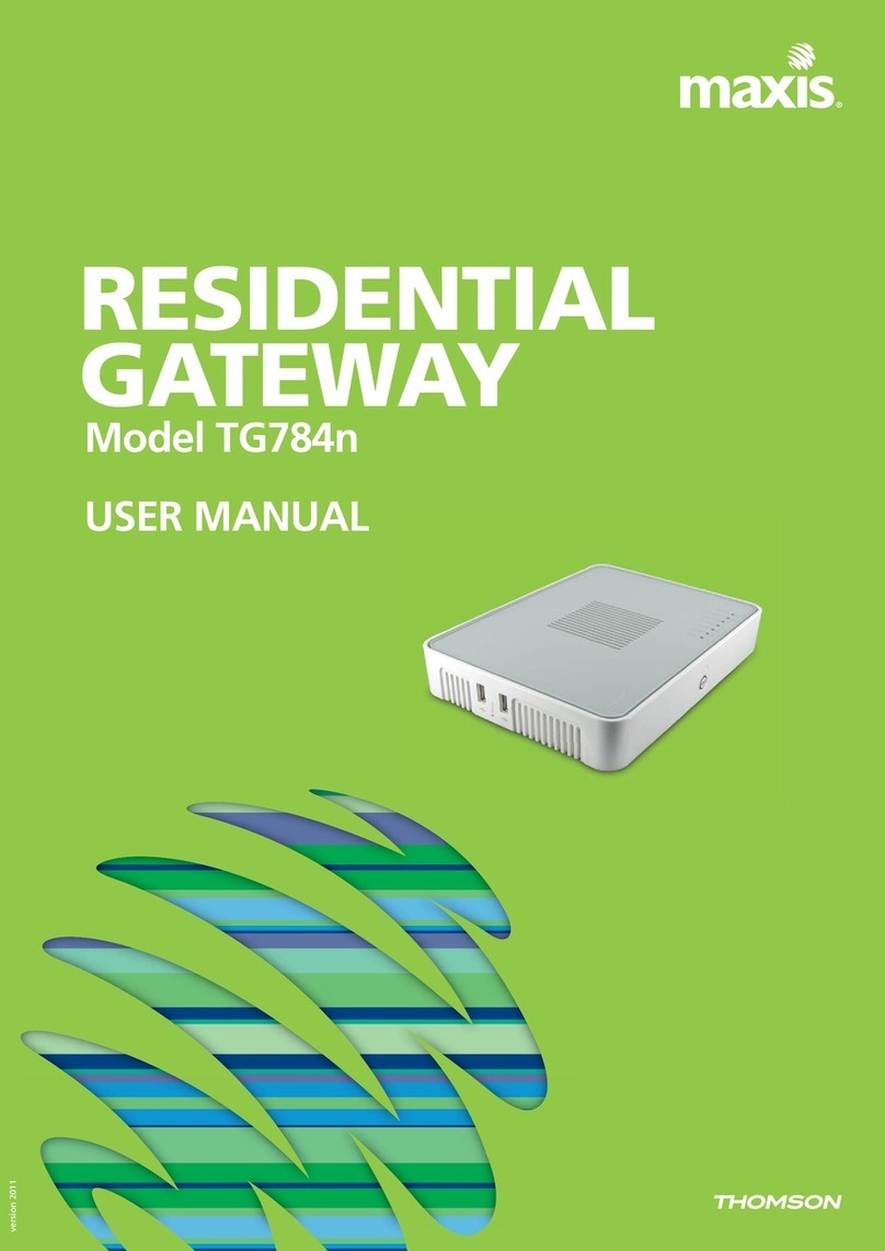 THOMSON TG784n user manual