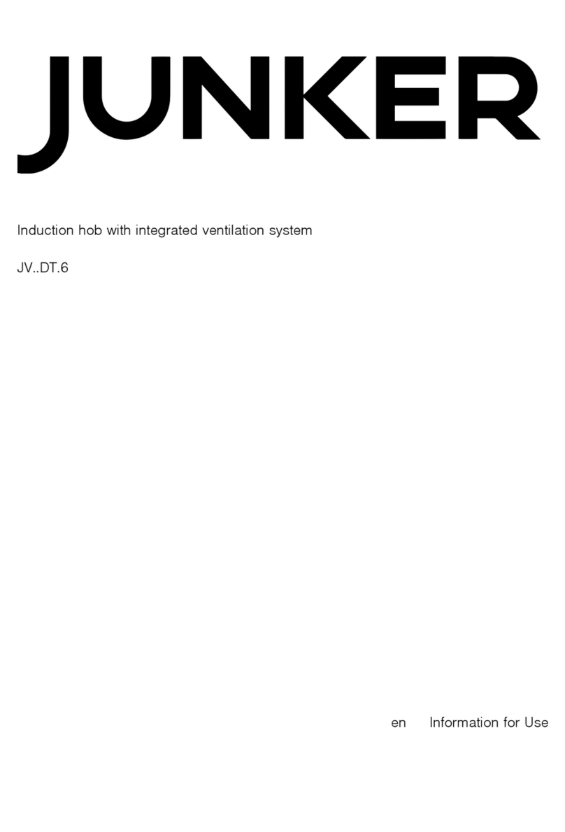 Junker JV DT.6 Series INFORMATION FOR USE